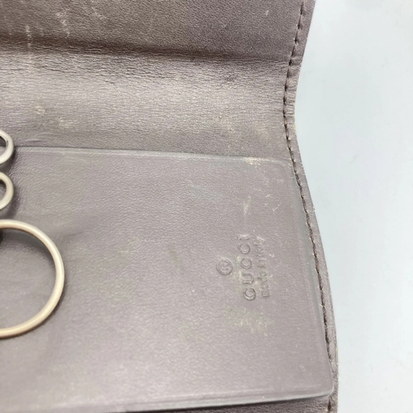 🔹️GUCCI🔹️  Key case holder GG Cow Leather  Guccissima Brown ✨️ - Picture 12 of 16